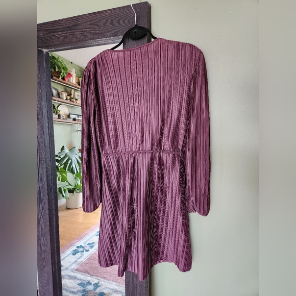 Black Tape Purple Dress - Picture 3 of 3